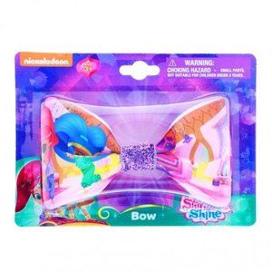 NEW Shimmer and Shine Girls Fashion Accessory Hair Bow Barrette Clip